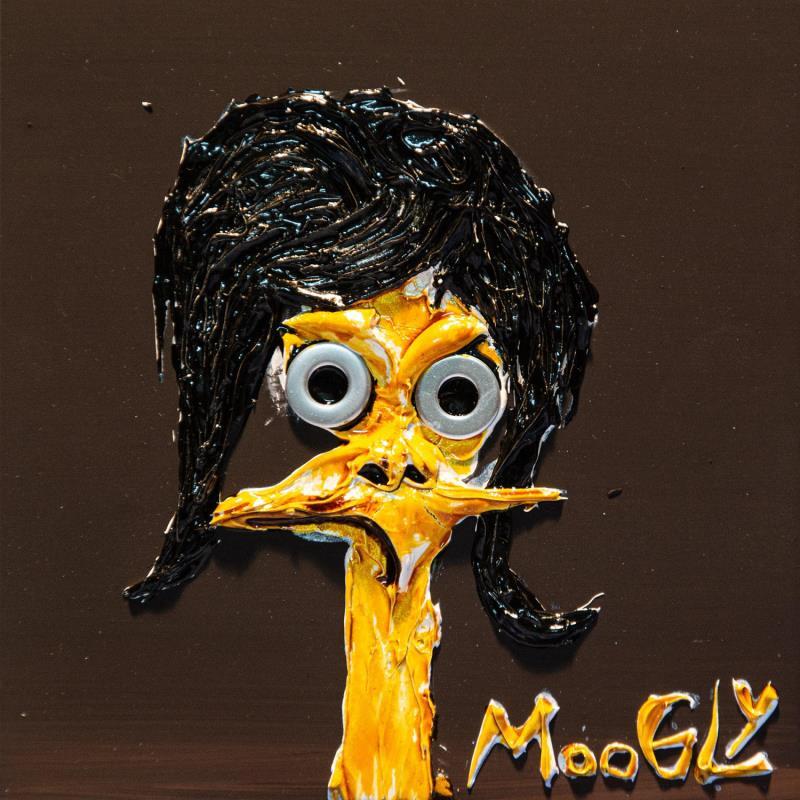 Painting CARACTERIUS by Moogly | Painting Raw art Acrylic, Pigments, Resin Animals