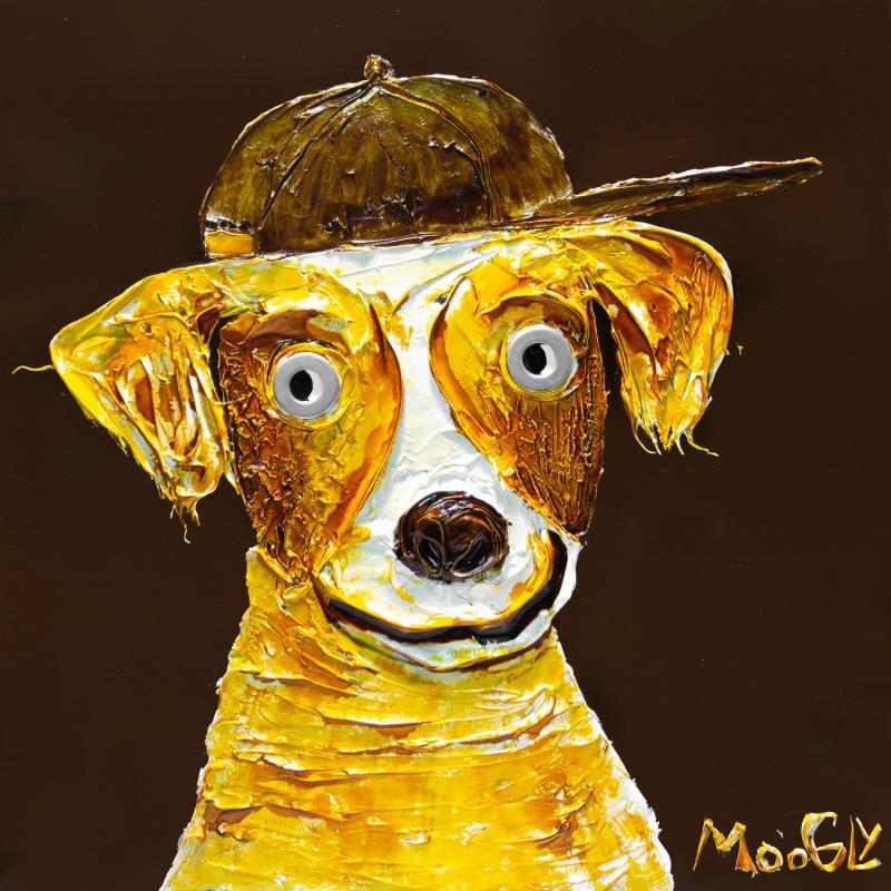 Painting RAPIDUS by Moogly | Painting Raw art Acrylic, Pigments, Resin Animals