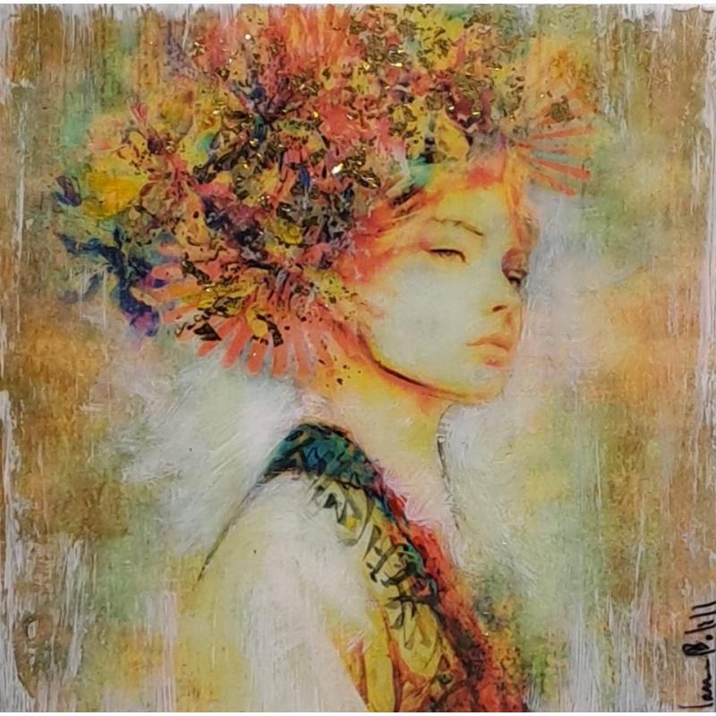 Painting Marta II by Bofill Laura | Painting Figurative Portrait Acrylic Resin