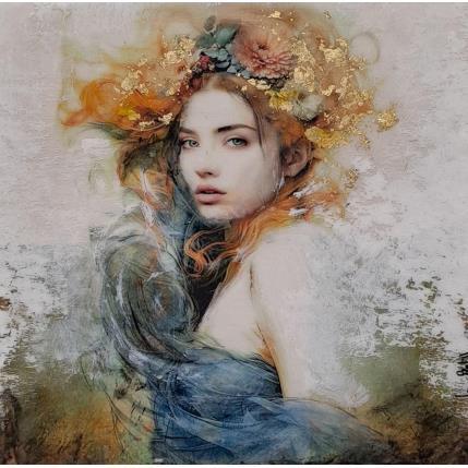 Peinture Vera Plantada par Bofill Laura | Tableau Figuratif Acrylique, Résine Portraits