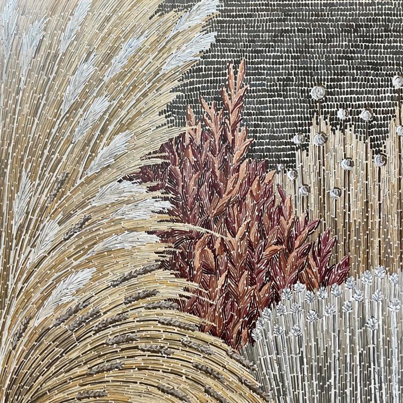 Painting Herbes sèches  by Dmitrieva Daria | Painting Impressionism Acrylic Nature