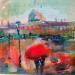 Painting Esplanade by Solveiga | Painting Acrylic