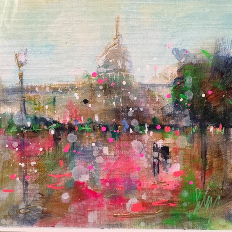 Painting Ecole Militaire by Solveiga | Painting Acrylic