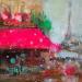 Painting Café Paradis by Solveiga | Painting Acrylic