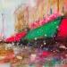 Painting Rive Gauche by Solveiga | Painting Acrylic