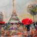 Painting Trocadero by Solveiga | Painting Acrylic