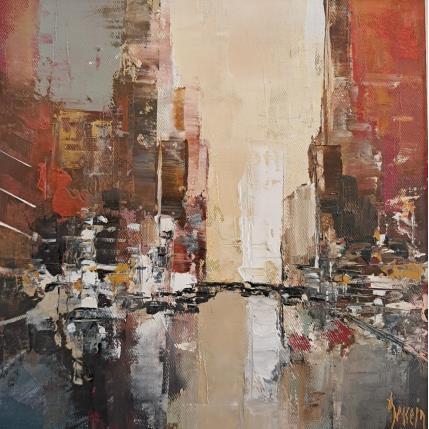 Peinture New York FB1 par Dessein Pierre | Tableau Figuratif Huile Architecture, Urbain