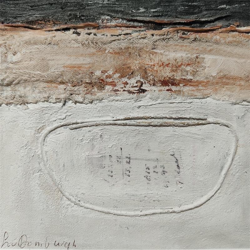 Painting Earth tones B8 by Van Domburgh Lydia | Painting Abstract Minimalist Oil Acrylic