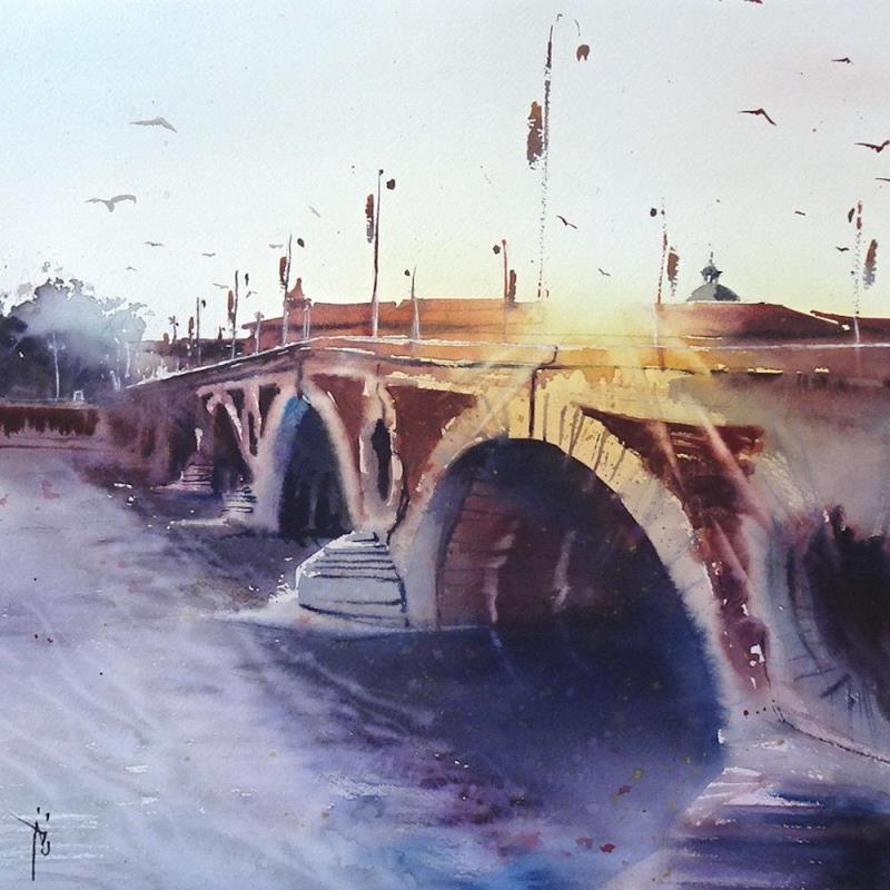 Peinture Eclatant ! par Abbatucci Violaine | Tableau Figuratif Aquarelle