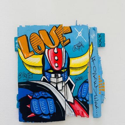 Painting GOoo by Molla Nathalie  | Painting Pop-art Acrylic, Posca, Wood Pop icons