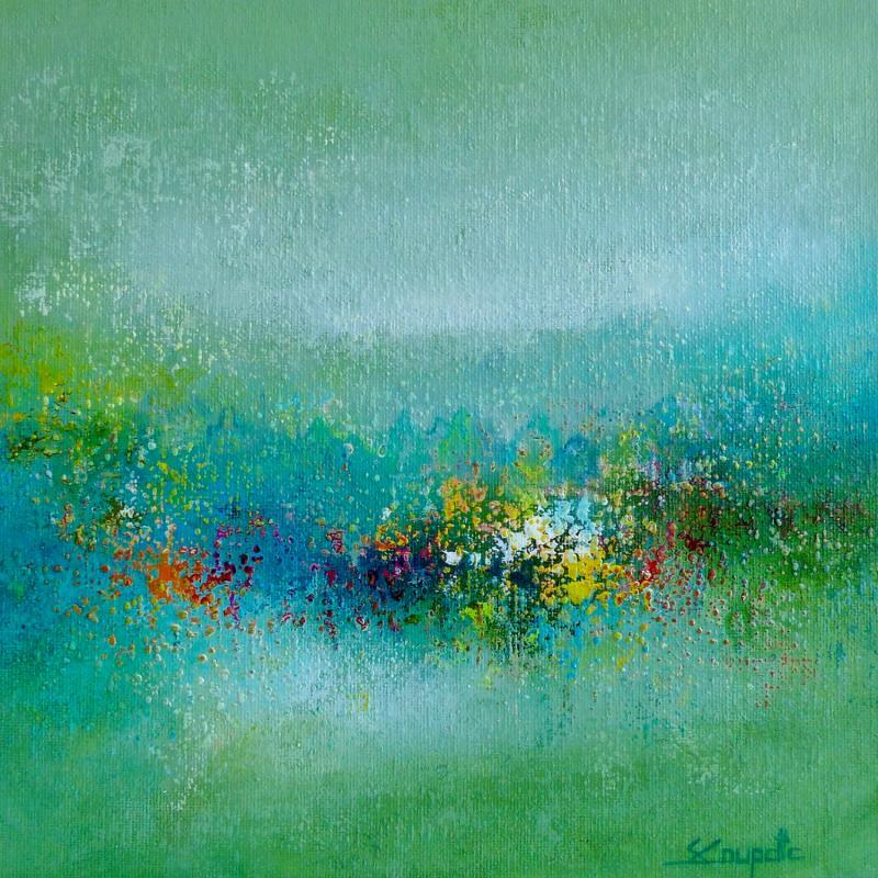 Painting Wistful Garden by Coupette Steffi | Painting Figurative Acrylic Urban