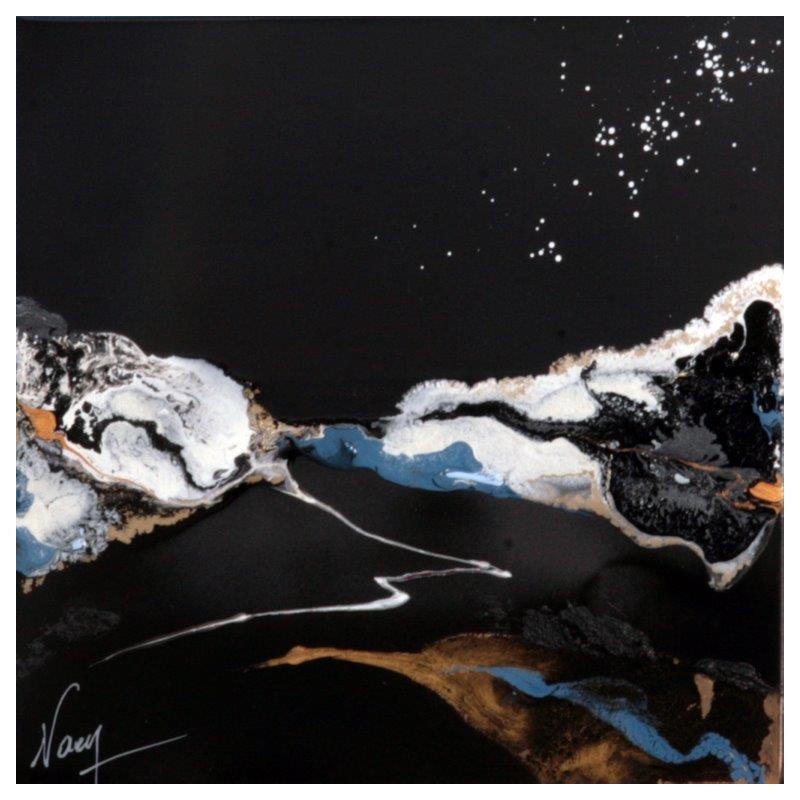 Peinture C2953 par Naen | Tableau Abstrait Acrylique Encre