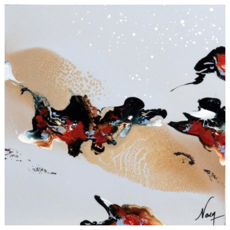 Painting C2222 by Naen | Painting Abstract Minimalist Acrylic Ink