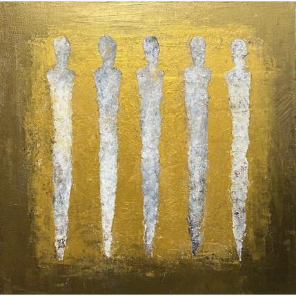 Painting Les alchimistes by Rocco Sophie | Painting Raw art Acrylic, Gluing, Sand
