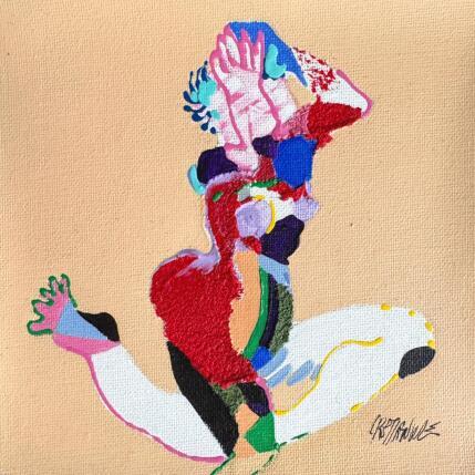Painting  L'ancre  by Cressanne | Painting Figurative Acrylic, Ink, Pastel Nude