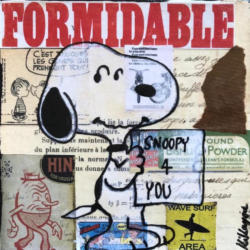 Painting Snoopy 4 you by Kikayou | Painting Pop-art Acrylic, Gluing, Graffiti Pop icons