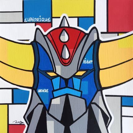 Painting Goldorak by Rocky Chaplin | Painting Pop-art Acrylic Pop icons
