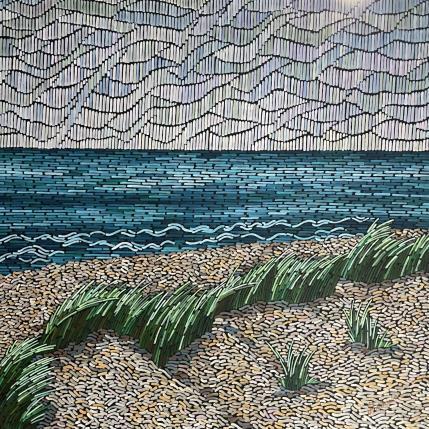 Painting Dunes by Dmitrieva Daria | Painting Impressionism Acrylic Landscapes, Marine, Nature