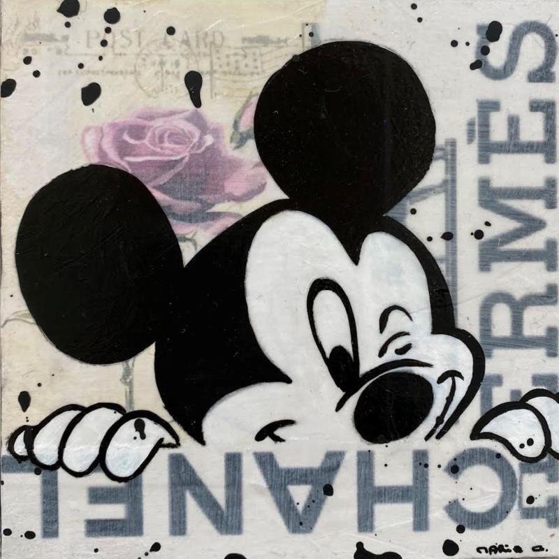 Painting F1  clin d'oeil by Marie G.  | Painting Pop-art Acrylic, Gluing, Wood Pop icons