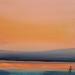 Painting MOUNTAIN SUNSET by Herz Svenja | Painting Impressionism Landscapes Acrylic