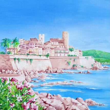 Painting Parfum des flots by Chassagnette Béatrice | Painting Figurative Oil Landscapes