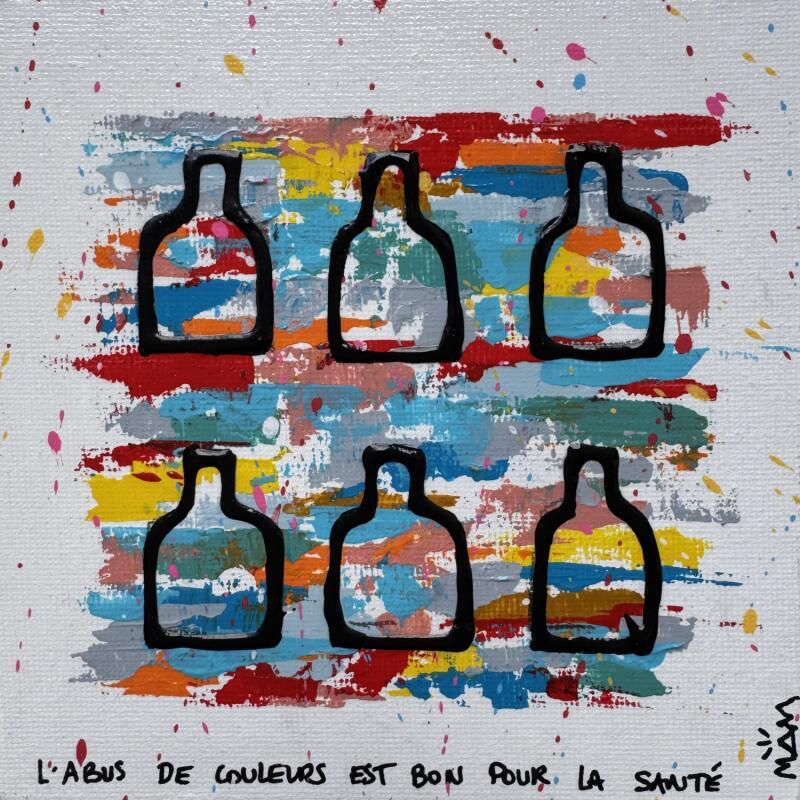 Painting WHITE ABUS by Mam | Painting Pop-art Acrylic Pop icons, Still-life
