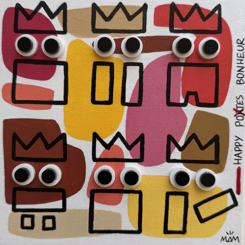 Painting TRIBU HAPPY by Mam | Painting Pop-art Acrylic Pop icons