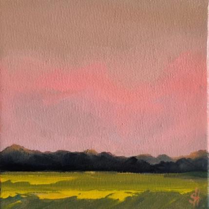 Peinture SOFT MORNING CLOUDS par Herz Svenja | Tableau Impressionnisme Acrylique Paysages