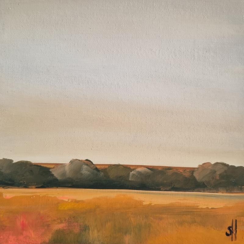 Painting IN THE EVENING by Herz Svenja | Painting Impressionism Acrylic Landscapes, Nature, Pop icons