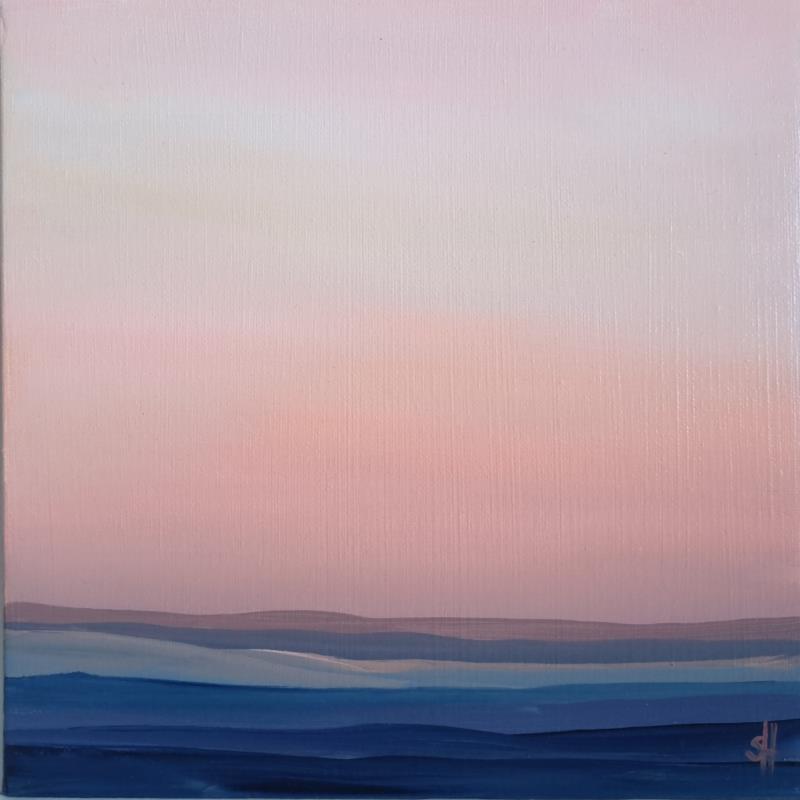 Painting FLOATING HILLS by Herz Svenja | Painting Impressionism Acrylic Landscapes