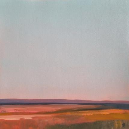 Peinture DISTANT MOUNTAINS par Herz Svenja | Tableau Figuratif Acrylique Paysages