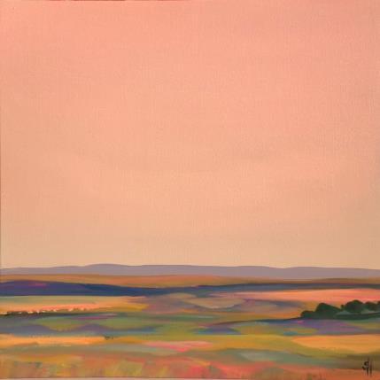 Painting COLOURFUL LAND by Herz Svenja | Painting Figurative Acrylic Landscapes