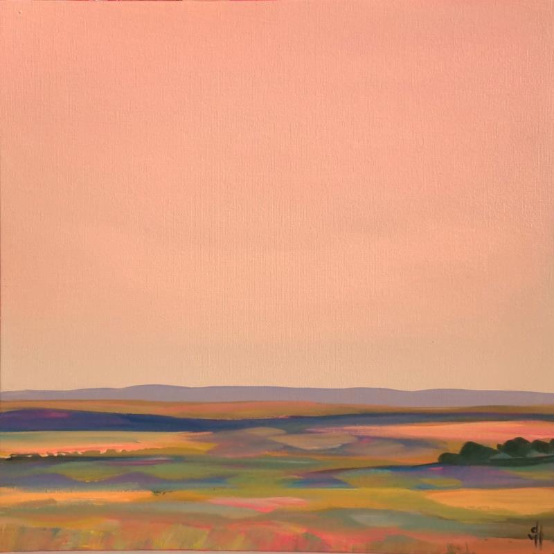 Painting COLOURFUL LAND by Herz Svenja | Painting Figurative Acrylic Landscapes