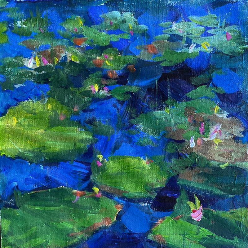 Painting Water Nymphs by Carrillo Cindy  | Painting Figurative Landscapes Nature Oil