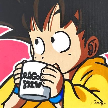 Painting Dragon Brew by Rocky Chaplin | Painting Pop-art Acrylic, Posca Pop icons