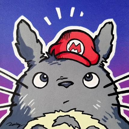 Painting Totoro by Rocky Chaplin | Painting Pop-art Acrylic, Posca Pop icons