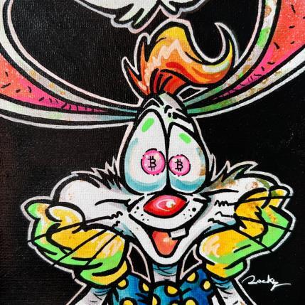 Painting Bit Bunny  by Rocky Chaplin | Painting Pop-art Acrylic, Posca Pop icons
