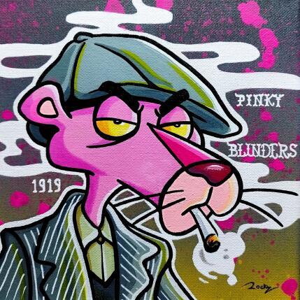 Gemälde Pinky Blinders von Rocky Chaplin | Gemälde Pop-Art Acryl Pop-Ikonen