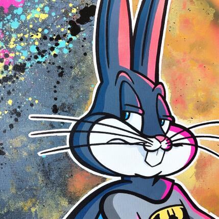 Gemälde Bat Bugs von Rocky Chaplin | Gemälde Pop-Art Acryl Pop-Ikonen