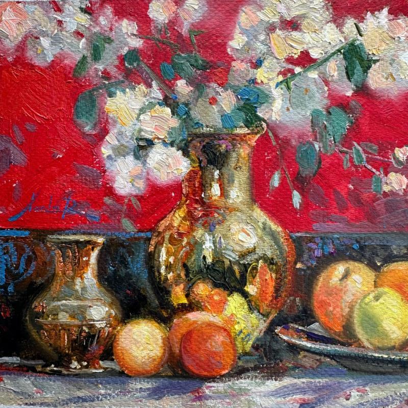 Painting Oriental Mood by Xanlar | Painting Impressionism Oil Pop icons, Still-life