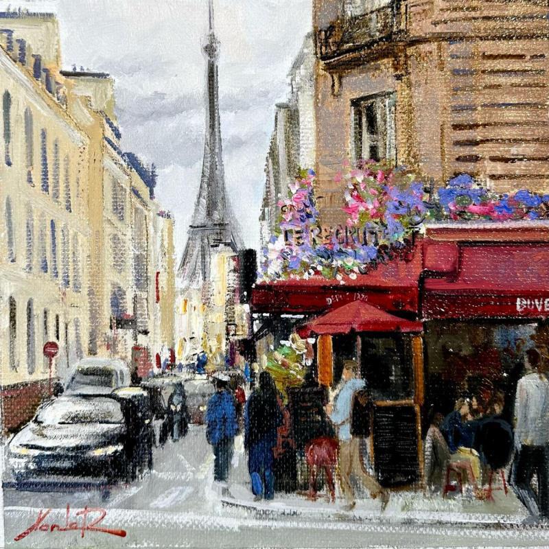 Painting The Soul of Parisian Streets  by Xanlar | Painting Impressionism Oil Landscapes, Society, Urban
