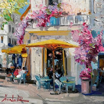Painting Parisian Morning by Xanlar | Painting Impressionism Oil Landscapes, Society, Urban
