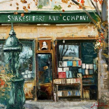 Painting Shakespeare’s Corner  by Xanlar | Painting Impressionism Oil Architecture, Nature, Urban