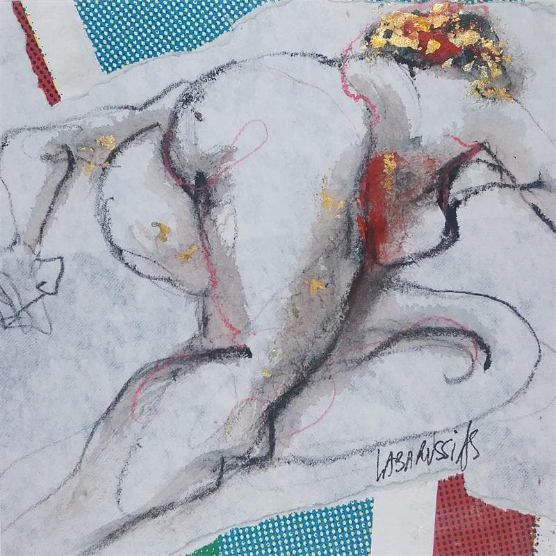Painting Clémentine by Labarussias | Painting Figurative Nude