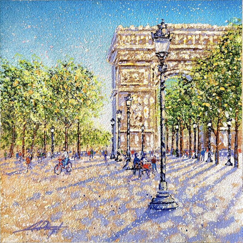 Painting le temps est bon  by Dessapt Alan | Painting Impressionism Acrylic, Oil Pop icons, Urban