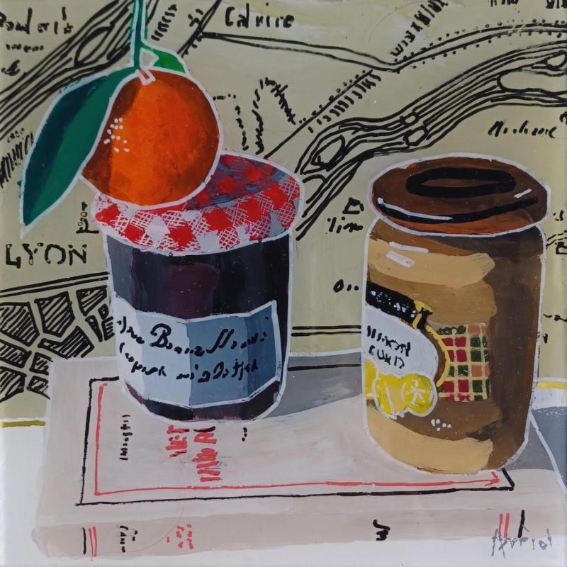 Painting Mais quel dessert allait on faire ? by Auriol Philippe | Painting Figurative Acrylic, Plexiglass, Posca Still-life