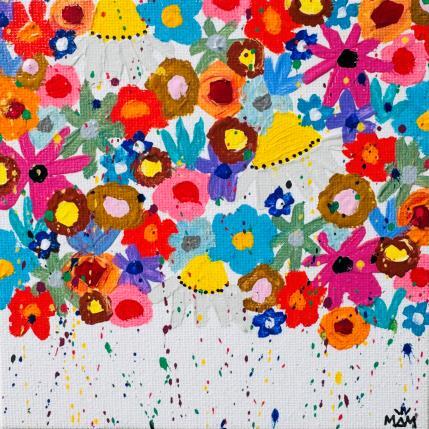 Painting LES FLEURS by Mam | Painting Pop-art Acrylic Nature