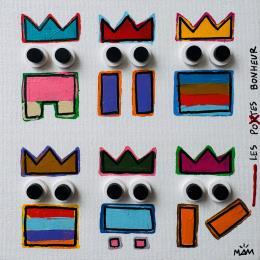 Gemälde 6 POTES von Mam | Gemälde Pop-Art Acryl Alltagsszenen, Minimalistisch, Pop-Ikonen