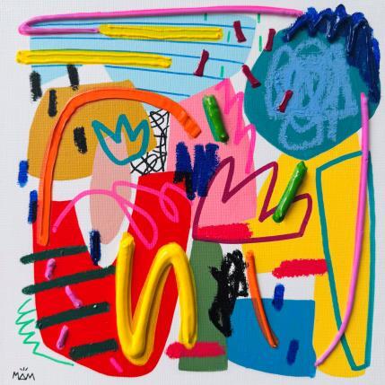 Gemälde POP von Mam | Gemälde Pop-Art Acryl Minimalistisch