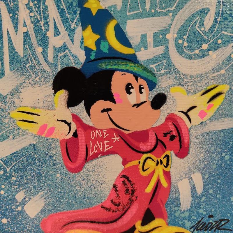 Painting Mickey fantasia by Kedarone | Painting Pop-art Pop icons Graffiti Acrylic